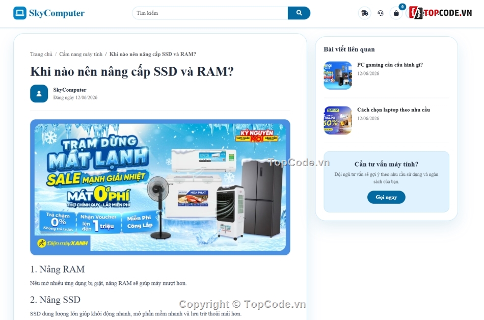 Web bán máy tính,giao diện,máy,tính